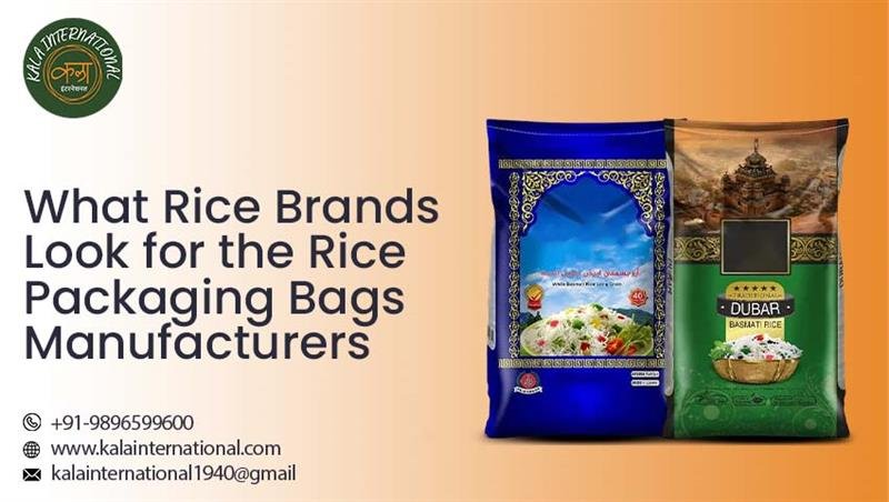 Rice Packaging Bags Manufacturers