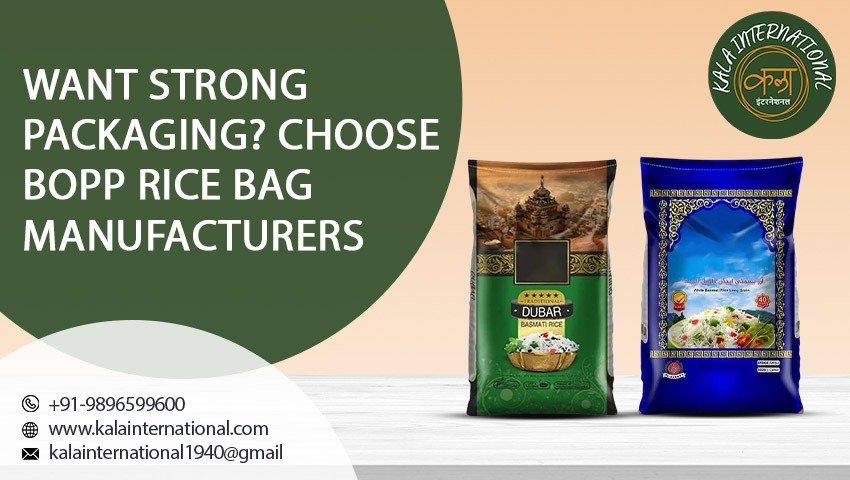 Bopp Rice Bag Manufacturers