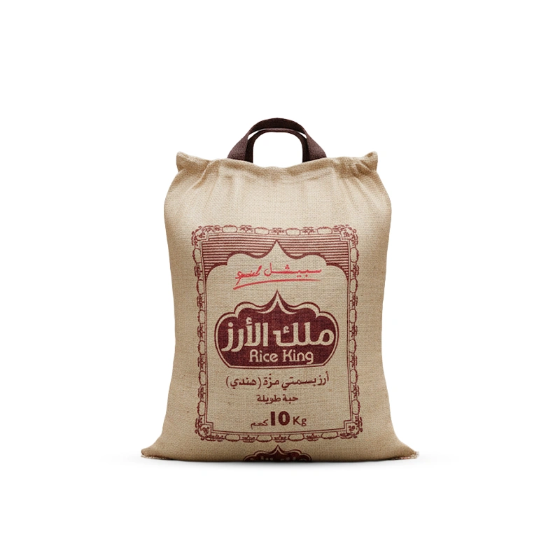 Jute Bag With Handel Chain Zip